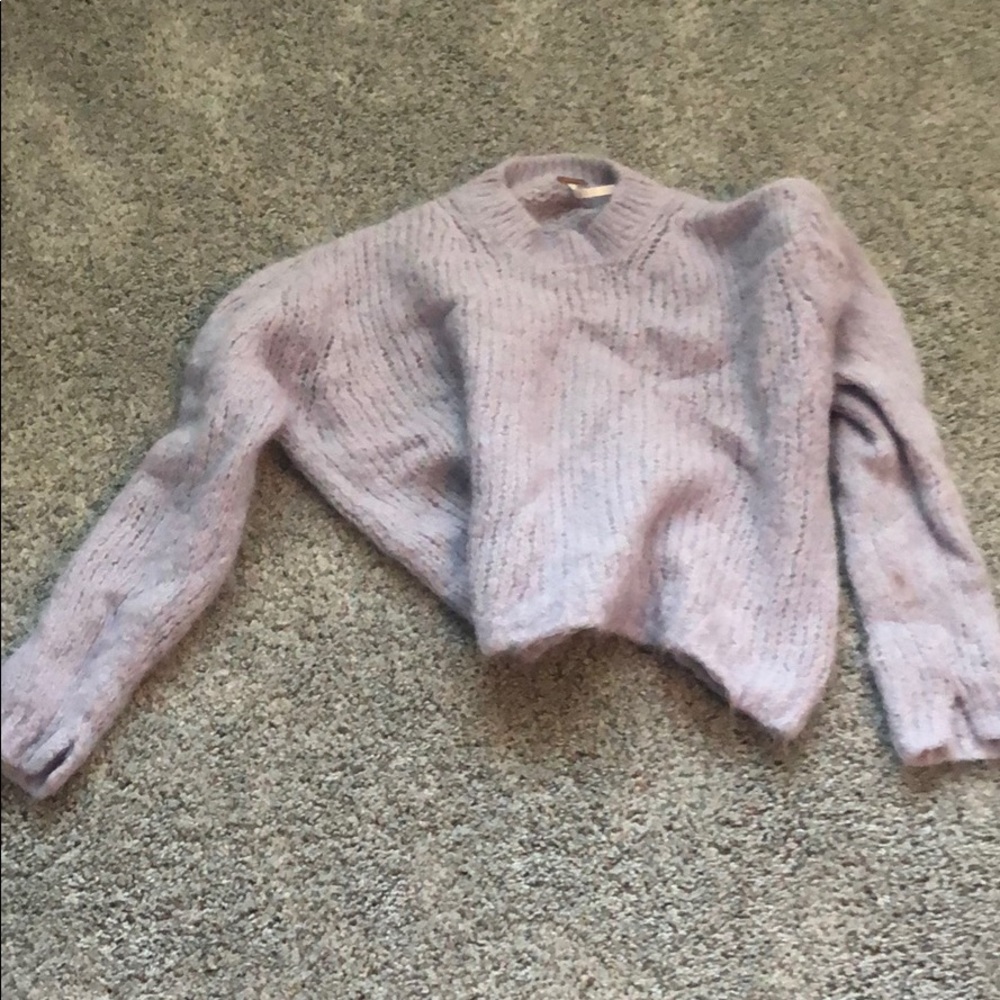 Free people crop sweater